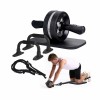 Men Women 6-in-1 Ab Roller Kit Handles Grips Abdominal Exercise Perfect Home Gym Equipment Kit with Best Price