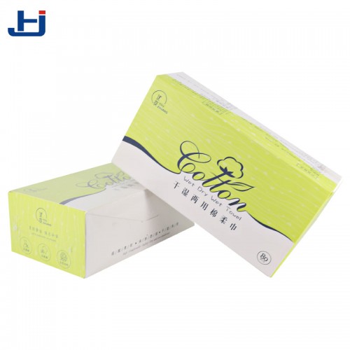 Pure Cotton Facial Tissues Facial Towelettes Soft Absorbent