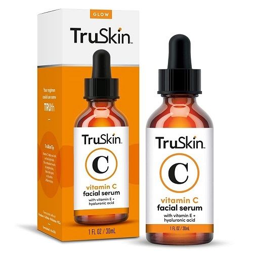 TRUSKIN Vitamin C Serum For Face, Topical Facial Serum With Hyaluronic Acid & Vitamin E,1 Fl Oz