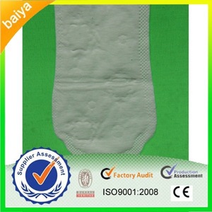 155mm 100% Cotton and Dry Disposable Panty Liners for Ladies