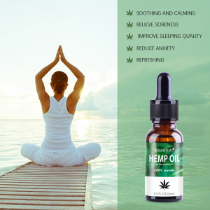 15ml Herbal Bio-active Hemp Cbd Oil Drops Seed Essential Oil Massage Essence Skin Care Help Sleep Natural Body Relieve Stress