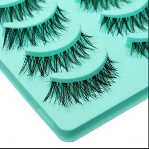 5 Pairs Natural False Eyelashes / Long Handmade Makeup Eye Lash / false eyelash pack