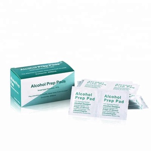 Alcohol prep pads ultra compact antibacterial cleaning wet wipes