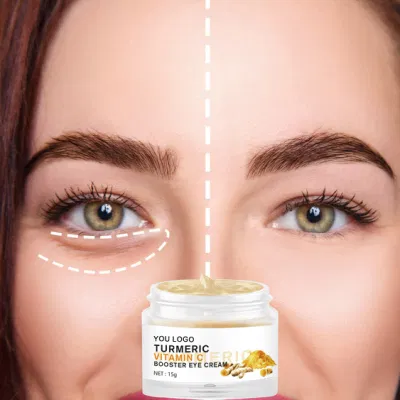 Beauty Cosmetics Skin Care Removal Dark Circles for Turmeric Vitamin C Booster Eye Cream