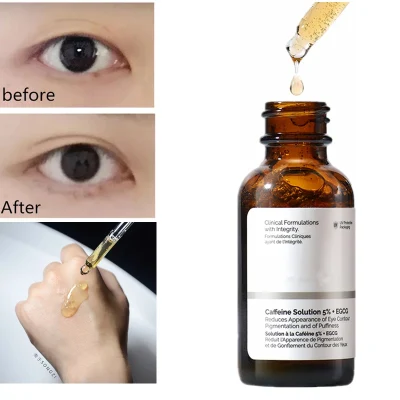 Best Selling Eye Care 5% Caffeine Solution+EGCG Serum Reduce Eye Puffiness and Dark Circles Firming Facial Repair