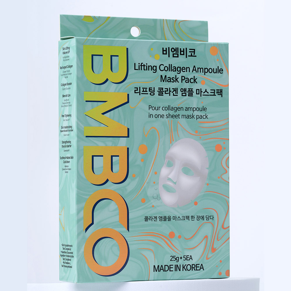 [BMBCO] Lifting Collagen Ampoule Mask Pack(25g*5ea) Skin Care Mask Sheet