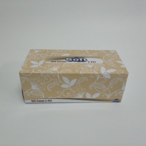 Box facial tissue paper 2ply wholesale facial tissue