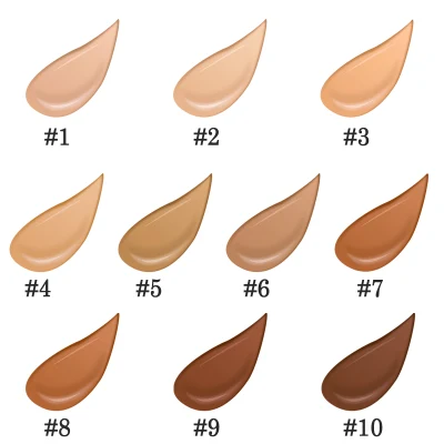 Cosmetics Distributors Custom Logo Full Coverage Face Body Liquid Foundation Make up