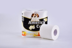 Custom Printed embossing Bath Roll dissolvable Toilet Paper in Bales