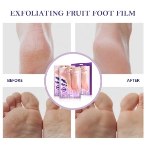 custom private label natural organic lavender foot peel mask peeling nourishing exfoliating foot mask