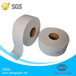 Custom Toilet Paper Factory 1 ply 20 gsm Toilet Paper Jumbo Roll Toilet tissue