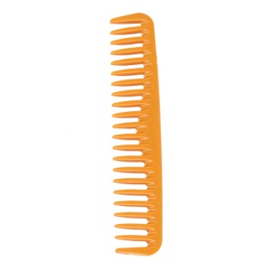 Customized logo unique acrylic wide tooth comb plastic anti-static detangling comb