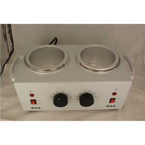 Depilatory professional double wax warmer