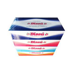 Eco-Friendly Disposable Soft Tissue Paper Box Package Facial Tissue Paper