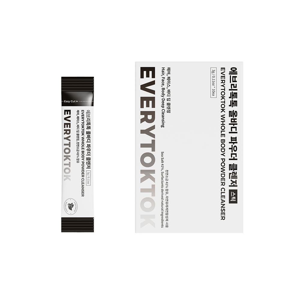 EVERYTOKTOK Whole Body Powder Cleanser (All-in-one Cleanser)