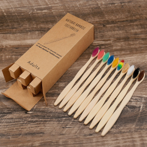 factory high quality soft baby bamboo toothbrush