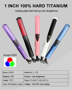 factory wholesale price private label ceramic flat iron hair straightener