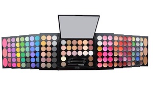 Fashion 148 color eyeshadow palette with mirror and applicator wholesale