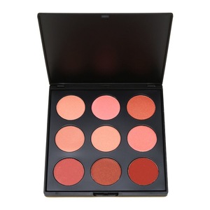 Free Sample Round 9 Color Blusher Kit 9 Colors Available Long Lasting Waterproof Wholesale Blush Palette