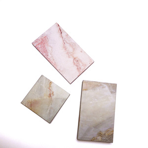 Handmade marble empty magnetic eye shadow/eyeshadow palette case packaging  with mirror