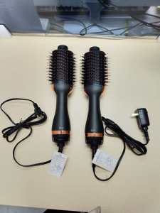 Hot air brush styler hair hot air brush styler 1 step hair styler hair dryer volumizer 2-in-1 ionic
