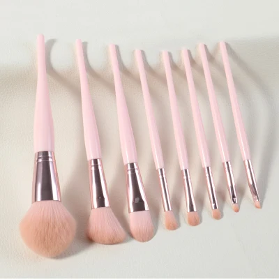 Jukai 8-Piece Makeup Brush Set: Powder Blusher Brush Storage Beauty Tools