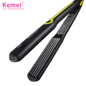 Kemei  Professional Hair Iron 2 in 1 Ceramic Hair Straightener & Curler KM-2119