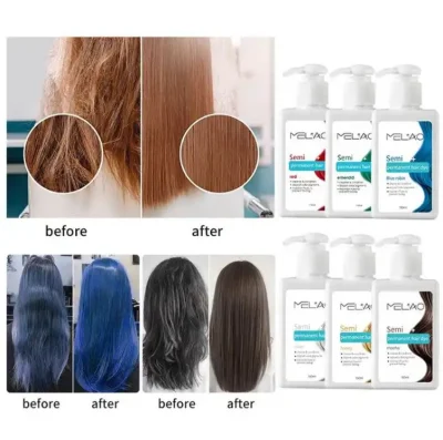 Korean Semi Permanent Hair Dye Hair Color Cream Hair Dye Professional Depositing Conditioner Cream