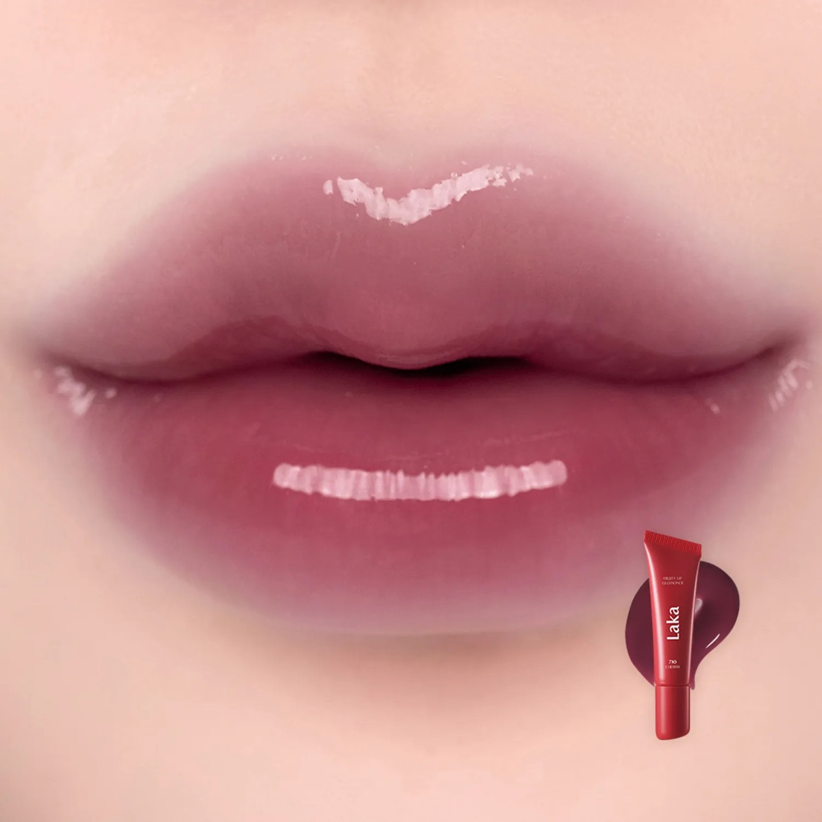 (LAKA) Fruity Lip Glotioner [#710 Cherish] 10ml