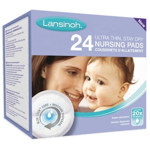 Lansinoh Stay Dry Disposable Nursing Pads for Breastfeeding 100 pads