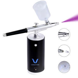 LinhaivetA makeup spray gun airbrush kit with air compressor cordless air brush