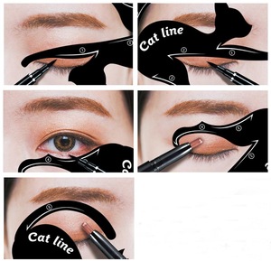 Makeup Tool Drawing Eyeliner & Eyeshadow Stencils Cartoon Eyeliner Reusable Model Black Cat Liner