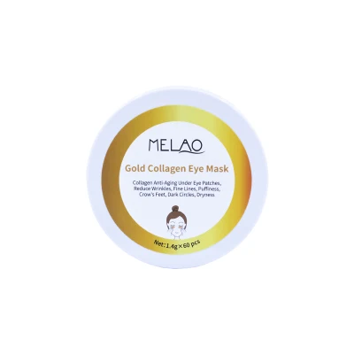 Melao Best Effect Natural Anti-Wrinkle &amp; Under Eye Bags Treatment 24K Gold Collagen Anti Agin Eye Mask for Puffy Eyes