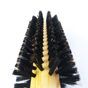 OEM Anti Static Hairbrush Natural Bamboo Round Boar Bristle Hair Brush