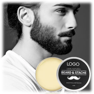 OEM Customized Natural Ingredient Private Label 60g Wholesale Beard Balm