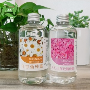 OEM/ODM Damascus rose hydrosol spray plant floral water wholesale organic moisturizing whitening hydrosol 100% pure rose water