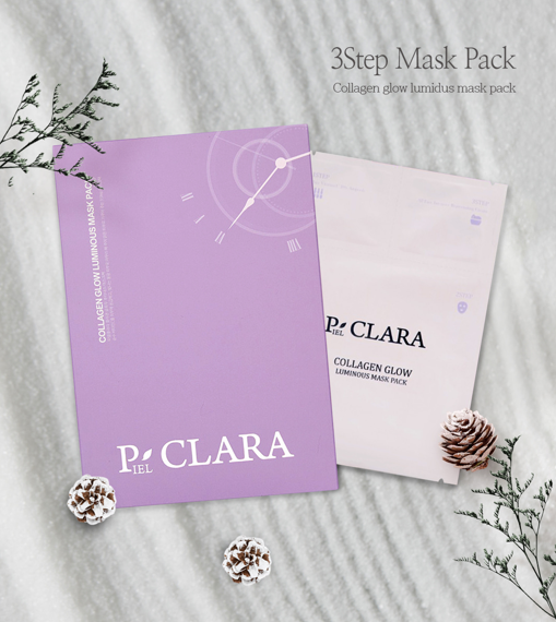 PIEL CLARA 3STEP 3STEP COLLAGEN GLOW LUMIDUS MASK PACK 34ml