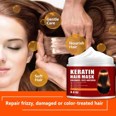 Private Label Deep Conditioner Organic 100% Natural Keratin Hair Mask