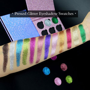 Private Label No Brand High Pigment Single Eyeshadow Pressed Glitter Palette Eyeshadow Eye Shadow Common Life Makeup Powder Dry