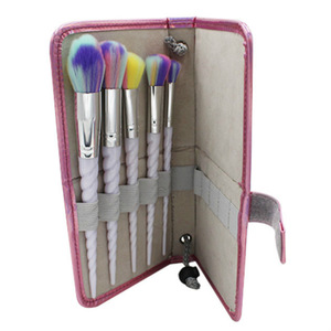 Professinal cosmetics custom logo unicorn makeup brushes private label wholesale custom logo private label make up brush kit