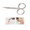 Professional Cuticle Scissors Curved Finger And Toenails Manicure Beauty Scissors With Packing Case Stylish Stainless Steel