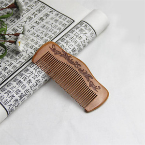 QS brand classic wholesale  handmade private label wooden beard comb custom beard comb wooden hair comb