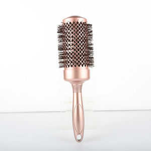 Salon Gold Boar Bristle Hairdressing Round Ceramic Hair Brush