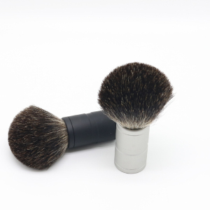 Shaving brush Material Personalized Pure Badger hair Mens shaving Barber Brushes with Metal handle
