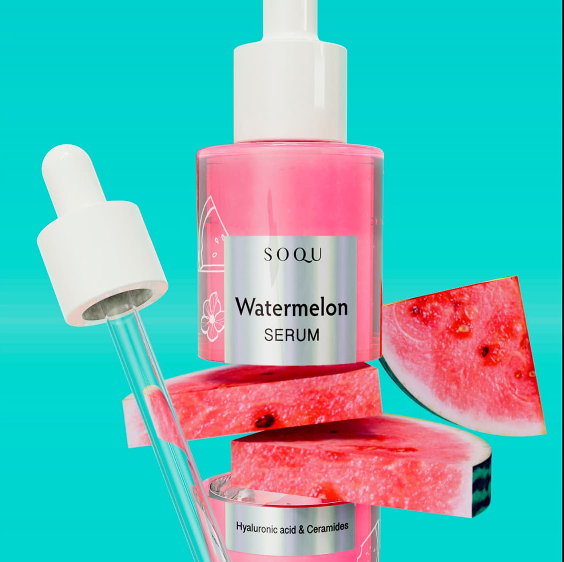 SOQU Watermelon Line (Mist, Cream, Serum)