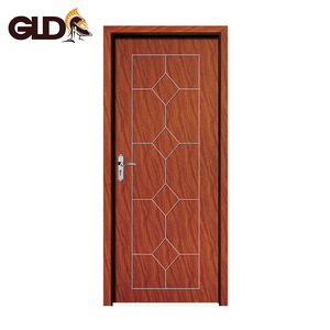 Supply in china white color interior wpc door with door frame