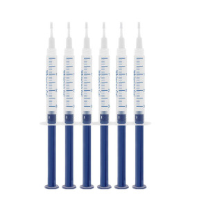 Teeth whitening hydrogen peroxide gel non peroxide gel 22%cp 35%cp 44%cp,tooth whitener gel syringe