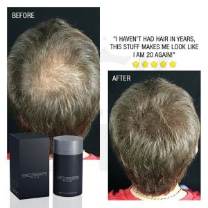 The secret to a thicker head of hair 100% pure natural thin hair use product