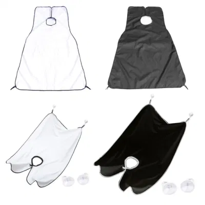 Waterproof Beard Shaving Apron Clean Hair Face Shaved Apron Men&prime;s Beard Trimming Apron Beauty Set