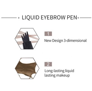 Waterproof Fork tip Eyebrow Tattoo Pen 4 Head Fine Sketch Liquid  Eyebrow Pencil